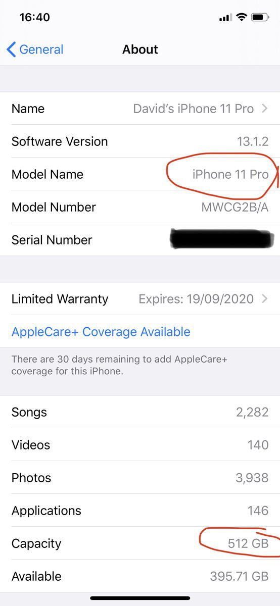 How to identify what iPhone you have: iOS 13 Settings